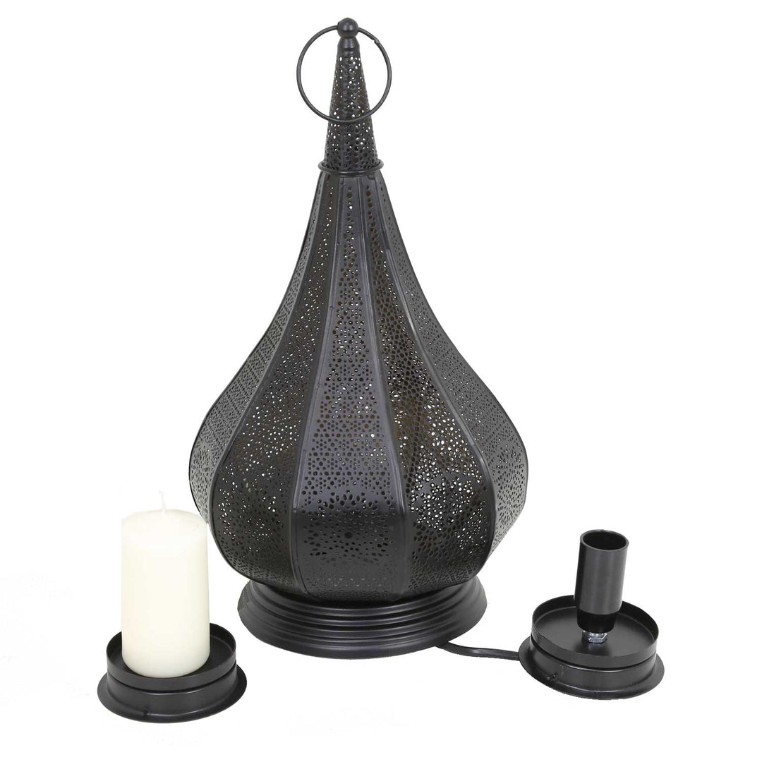 Orientalisk lampa Monza Svart