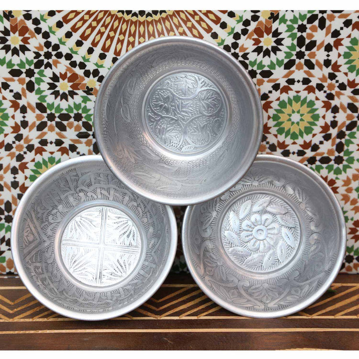 Orientalisk dekorativ skål Indra set om 3