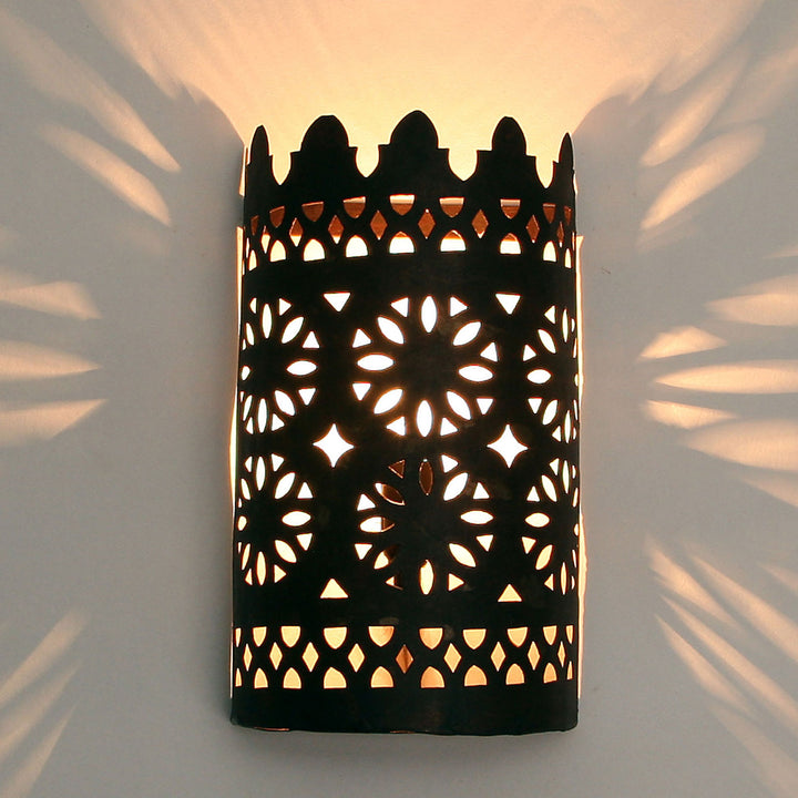 Orientalisk vägglampa i järn EWL01