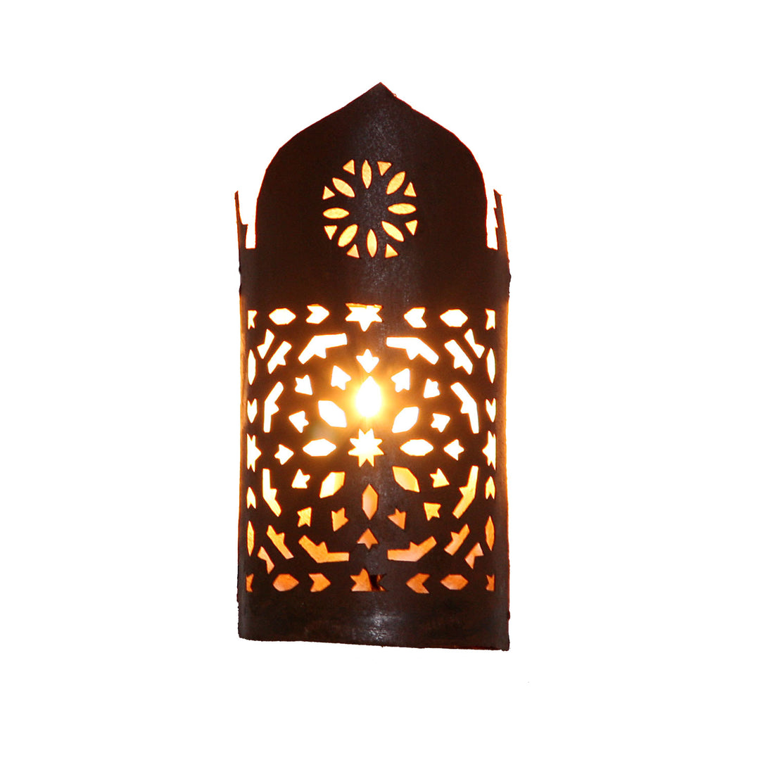 Orientalisk vägglampa i järn EWL02