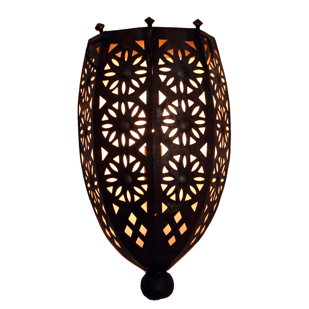 Orientalisk vägglampa i järn EWL05