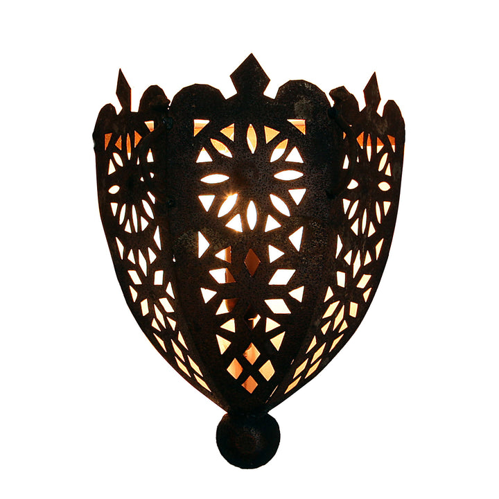 Orientalisk vägglampa i järn EWL06
