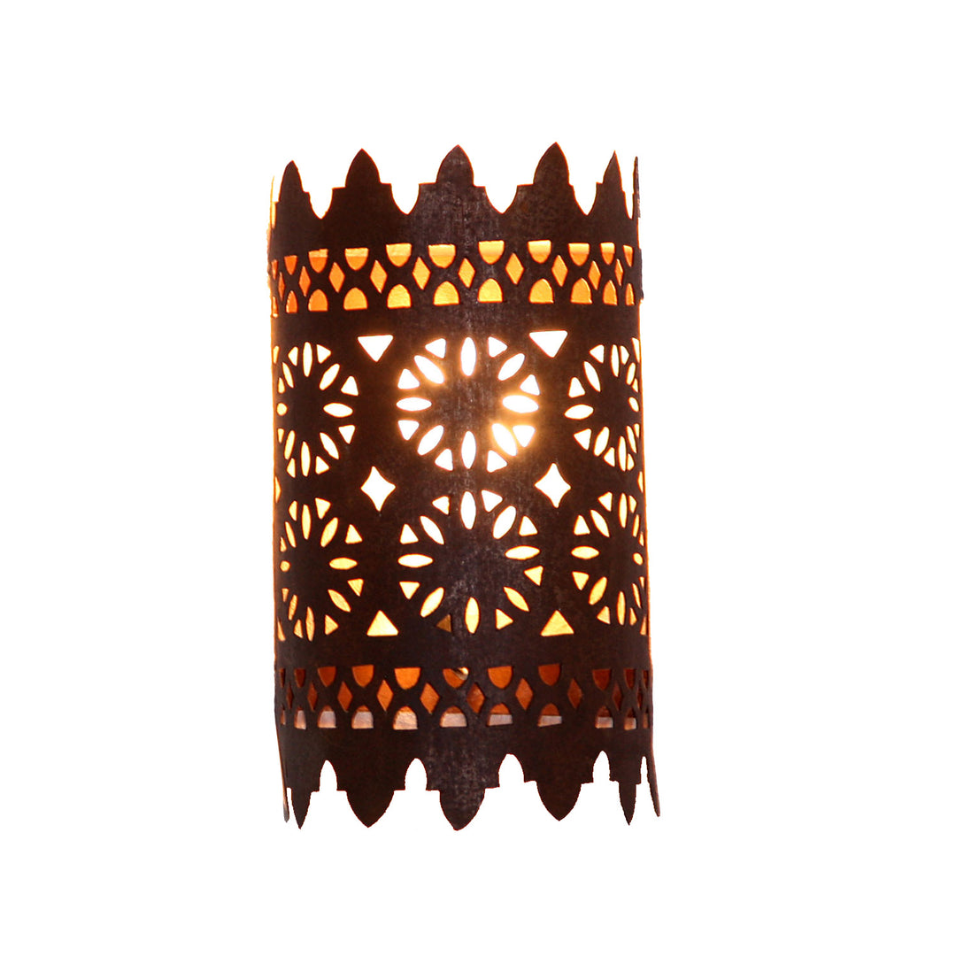Orientalisk vägglampa i järn EWL17