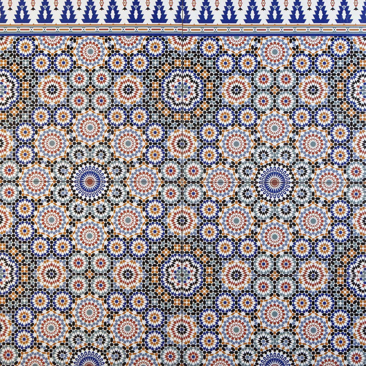 Orientaliska väggplattor 50x25 cm – mosaik