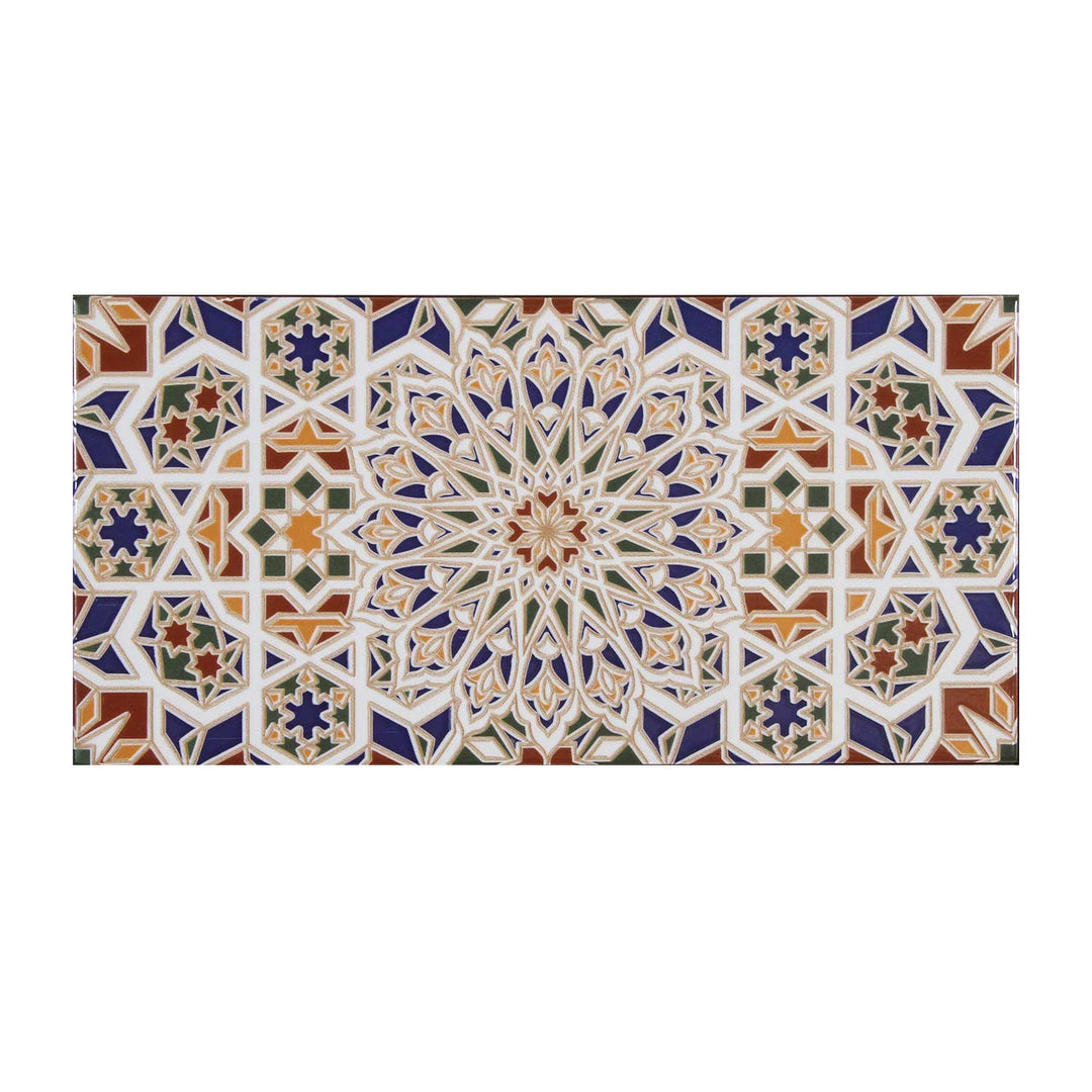 Marockanska väggplattor 30x15 cm – stjärnmosaik