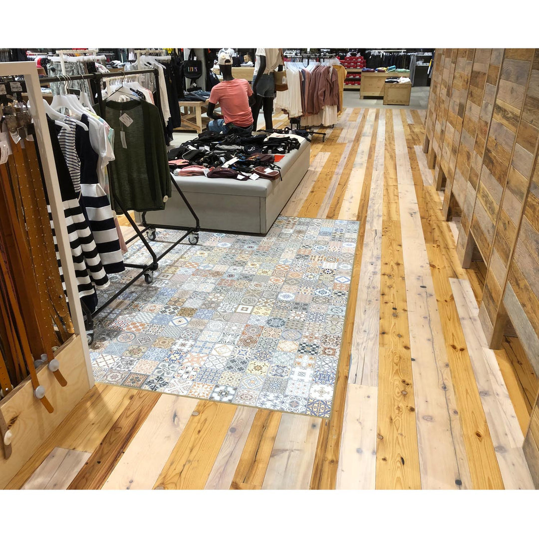 Patchwork kakel för väggar och golv