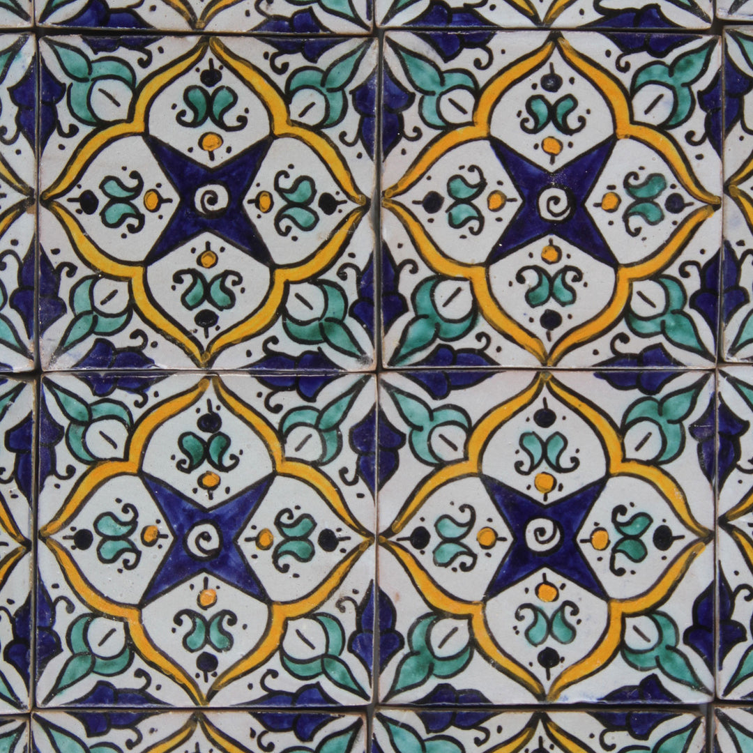 Handmålat kakel – Mediterranean Boho