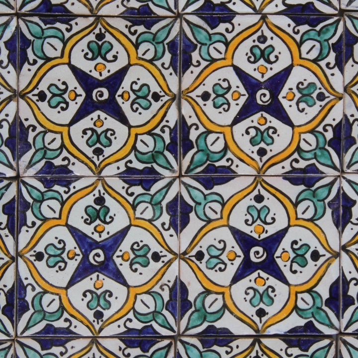 Handmålat kakel – Mediterranean Boho