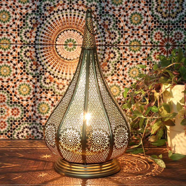 Orientalisk lampa Monza Gold