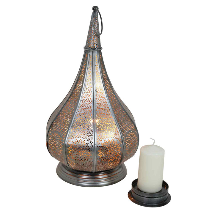 Orientalisk lampa Monza silver