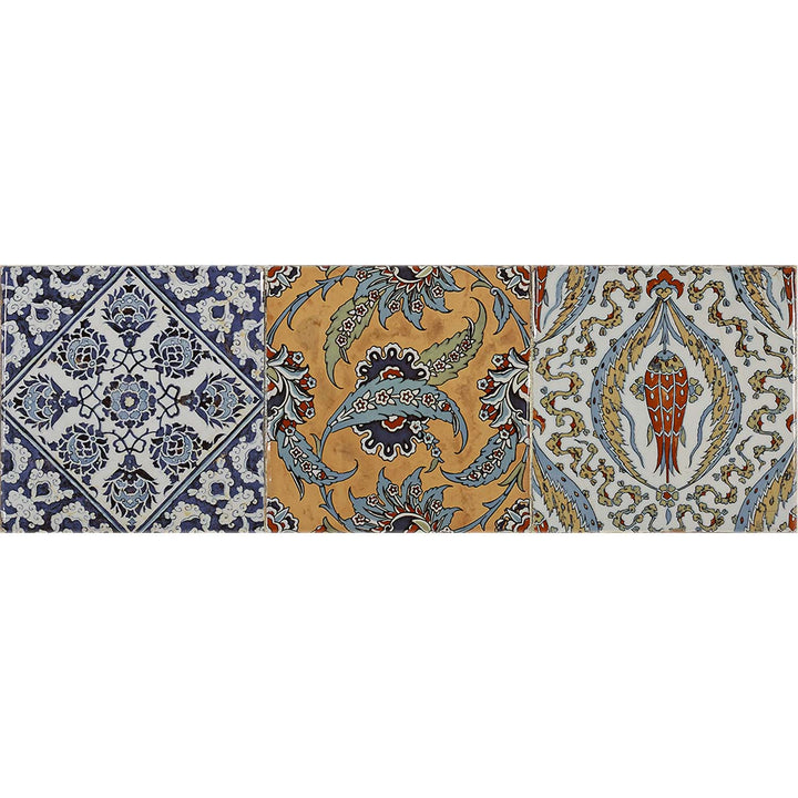 Orientaliska Patchwork Väggplattor – 59,2x20cm Matt