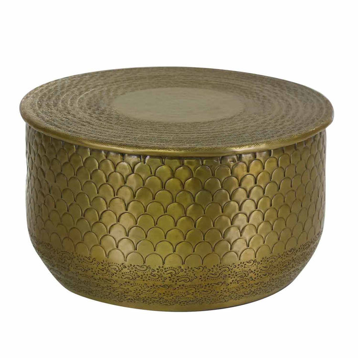 Orientaliskt sidobord Alava Gold