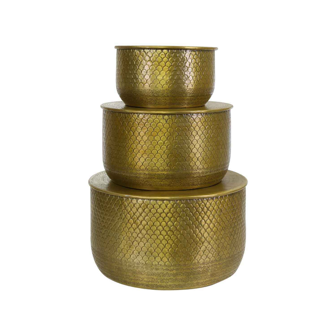 Orientaliskt sidobord Alava Gold