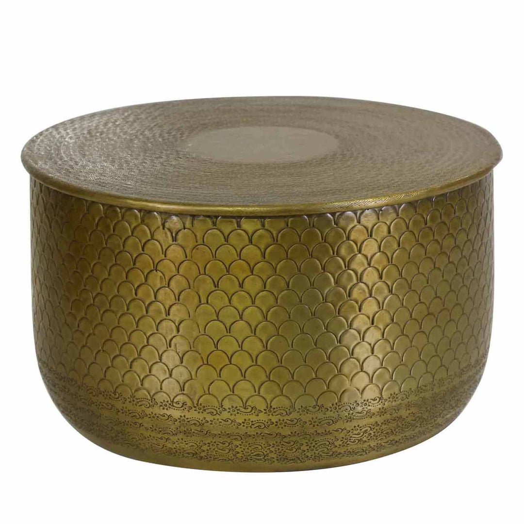 Orientaliskt sidobord Alava Gold