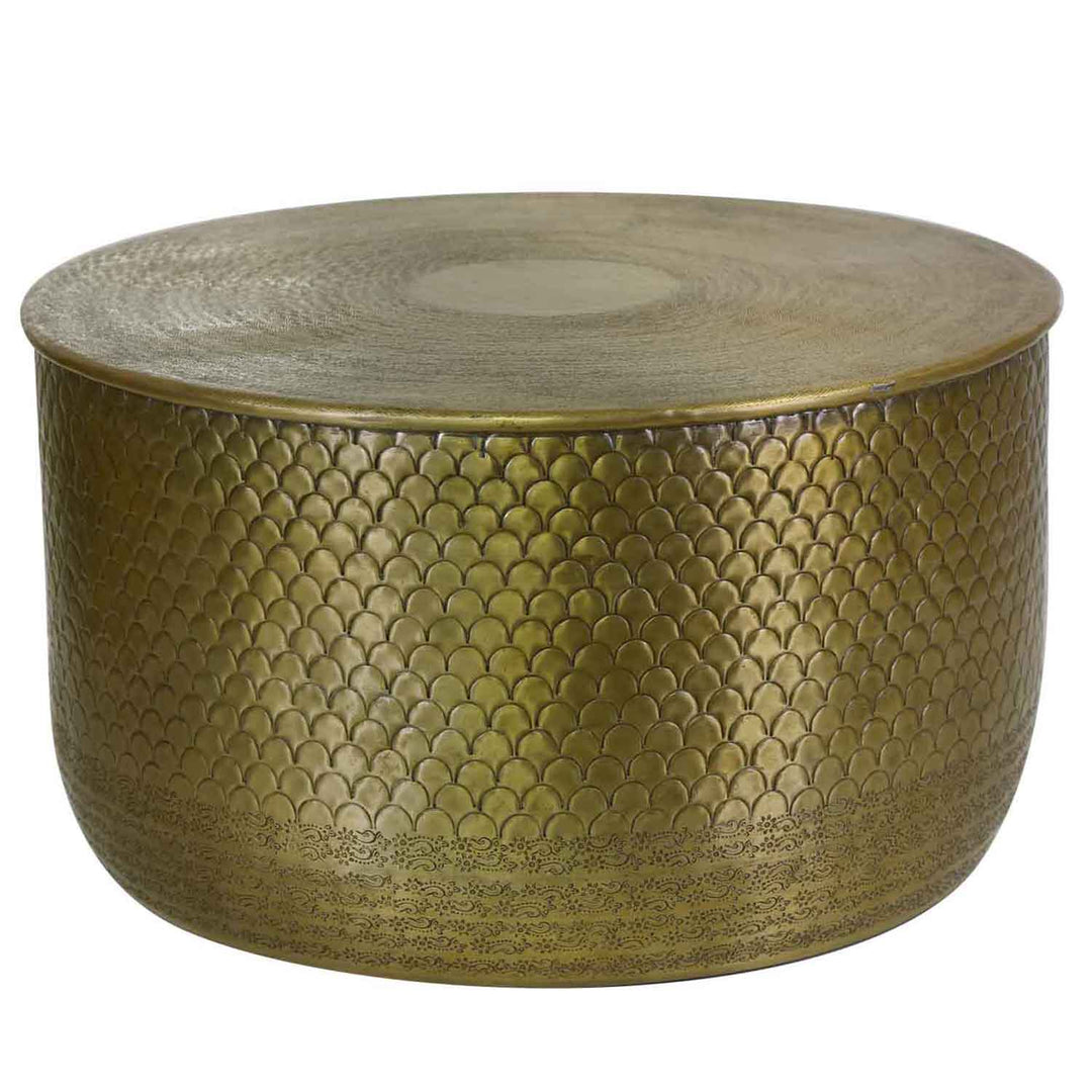 Orientaliskt sidobord Alava Gold