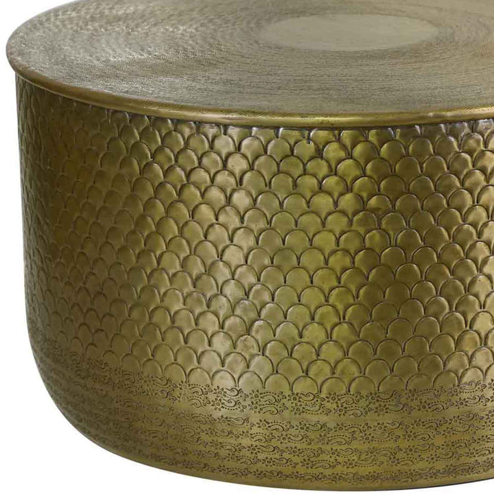 Orientaliskt sidobord Alava Gold