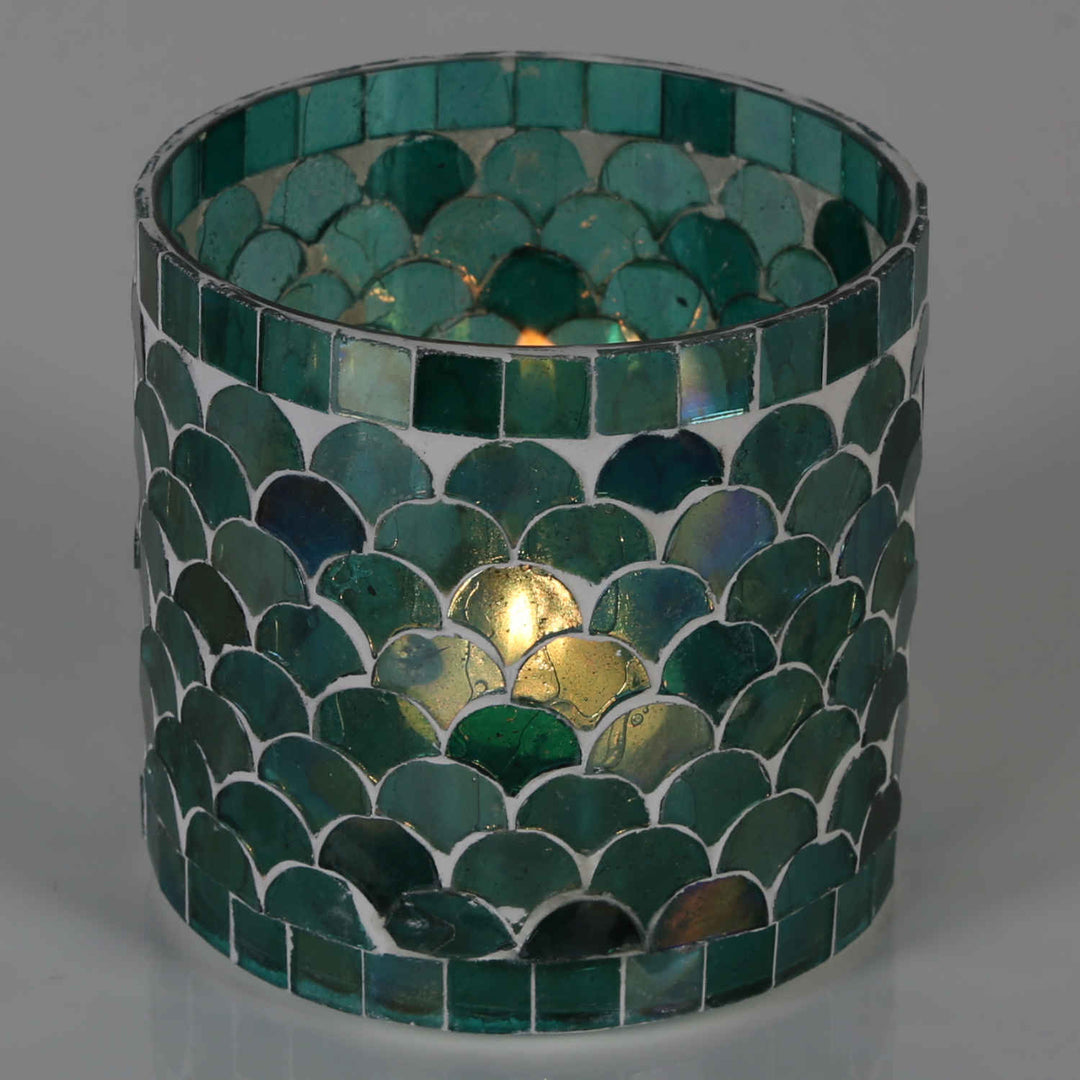 Orientalisk mosaiklykta Athens grön
