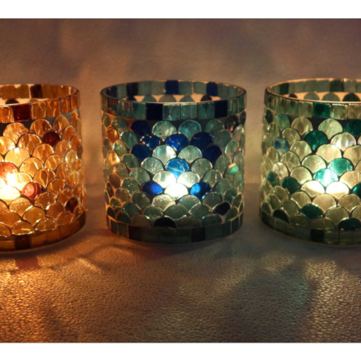 Orientalisk mosaiklykta Athens M set om 5