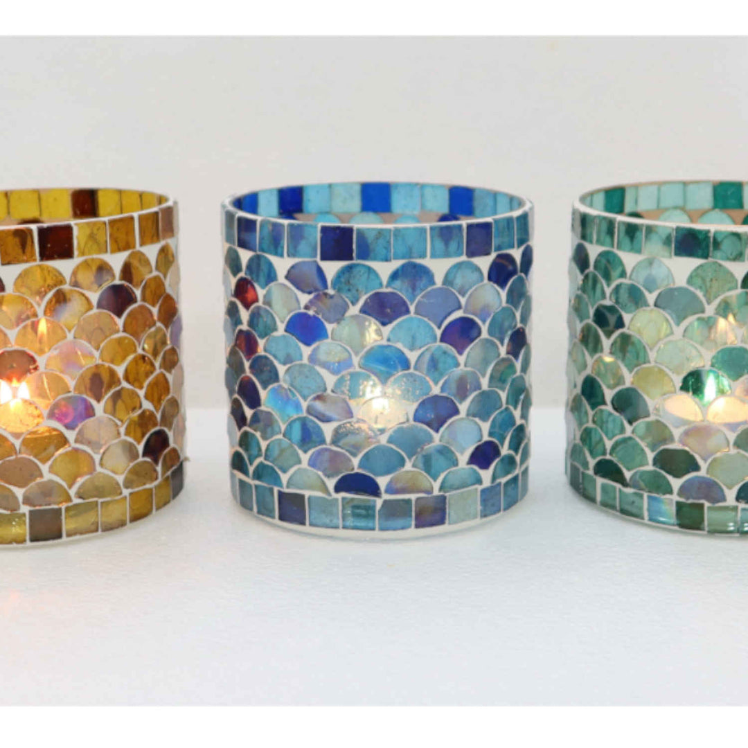 Orientalisk mosaiklykta Athens M set om 5
