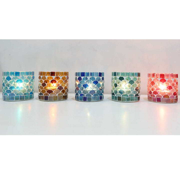 Orientalisk mosaiklykta Athens S set om 5