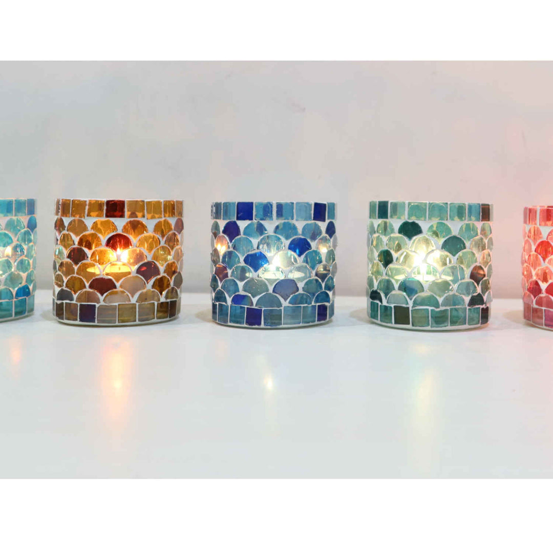 Orientalisk mosaiklykta Athens S set om 5