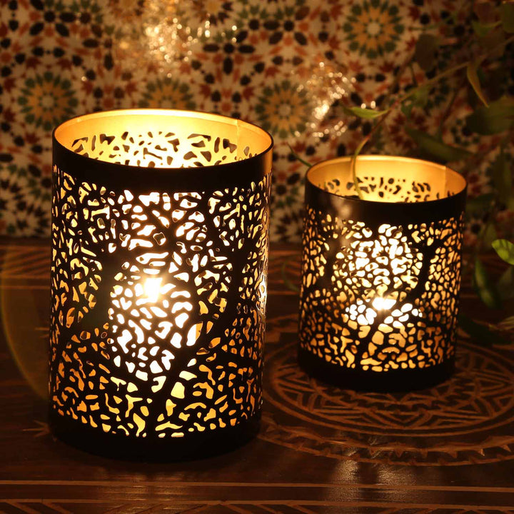 Orientalisk lykta Ancona set om 2