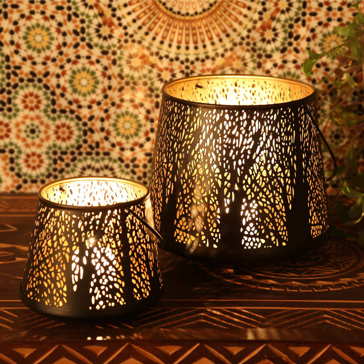 Orientalisk lykta Como set om 2