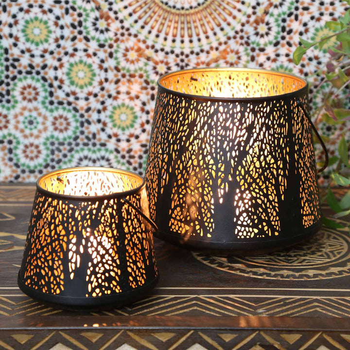 Orientalisk lykta Como set om 2