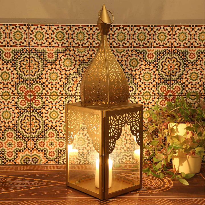 Orientalisk lykta Modena Gold L