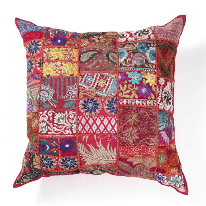 Indisk patchworkkudde Mar