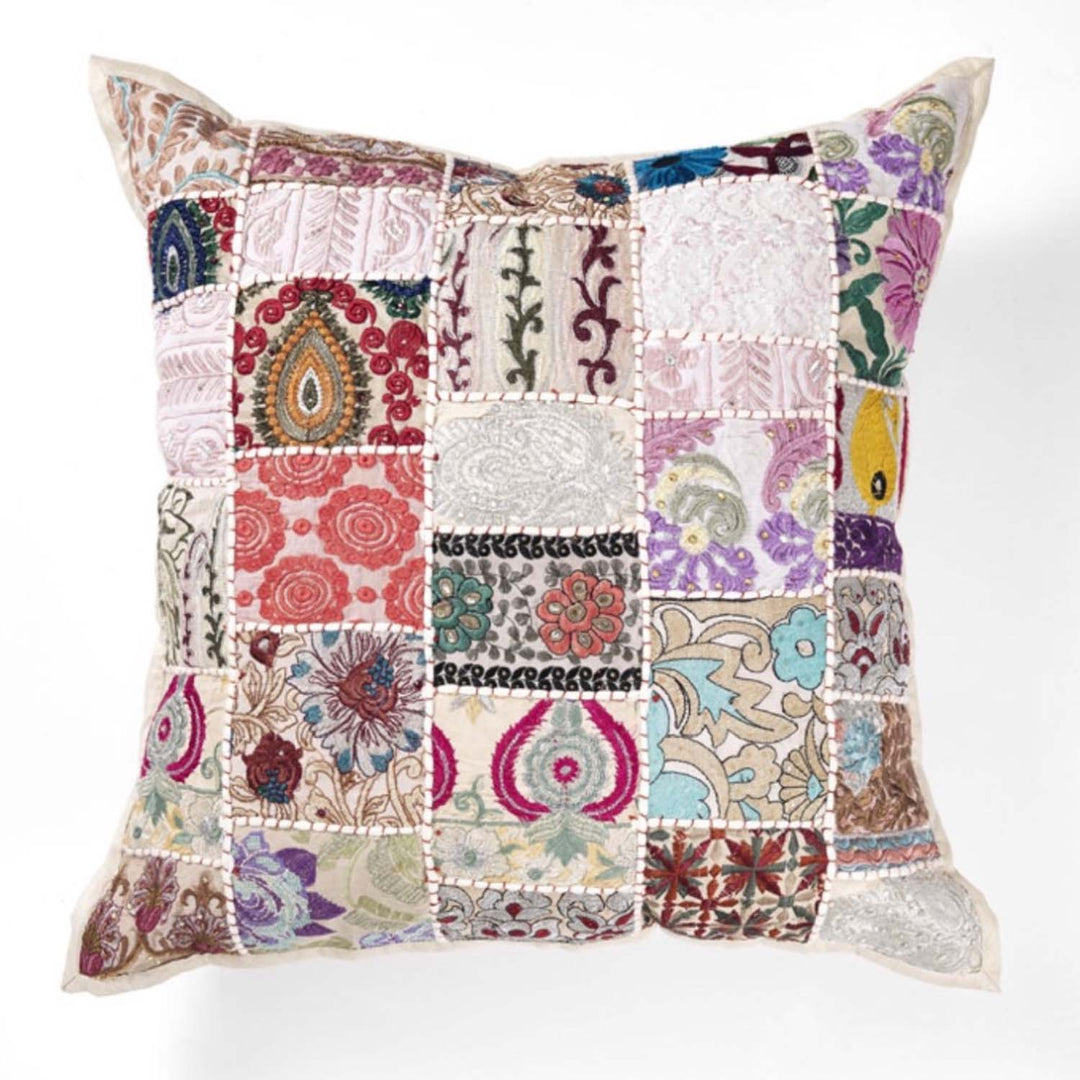Indisk patchworkkudde Mar