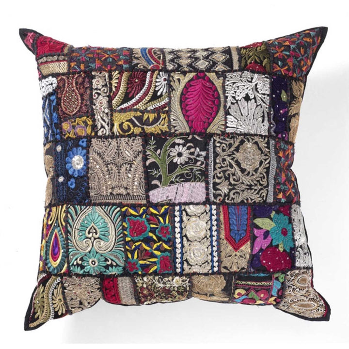 Indisk patchworkkudde Mar