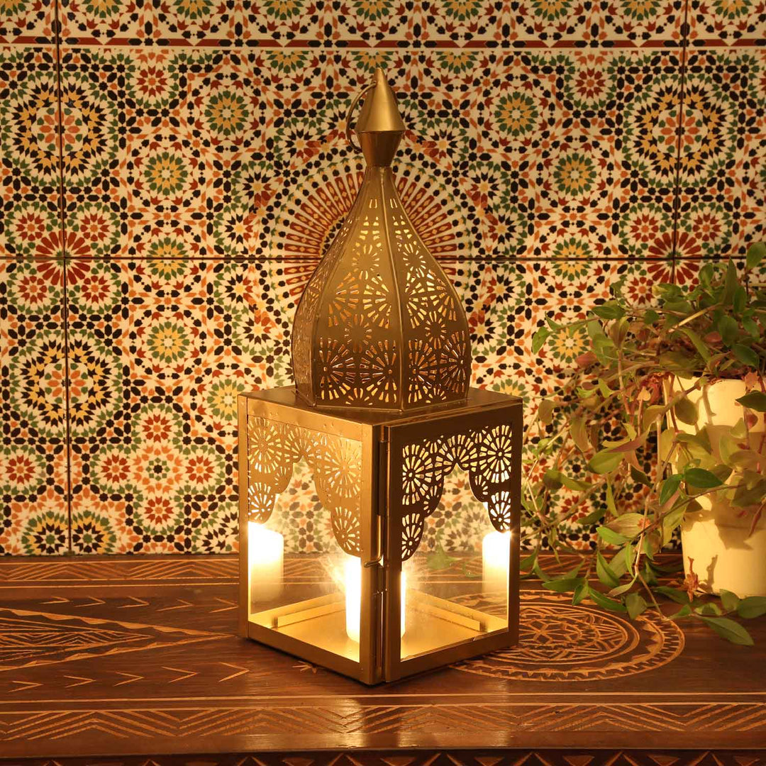 Orientalisk lykta Modena Gold M