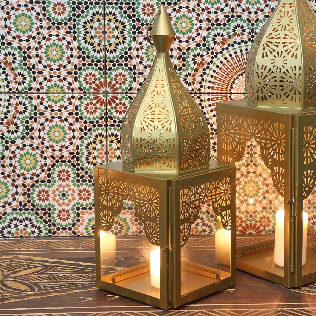 Orientalisk lykta Modena Gold M