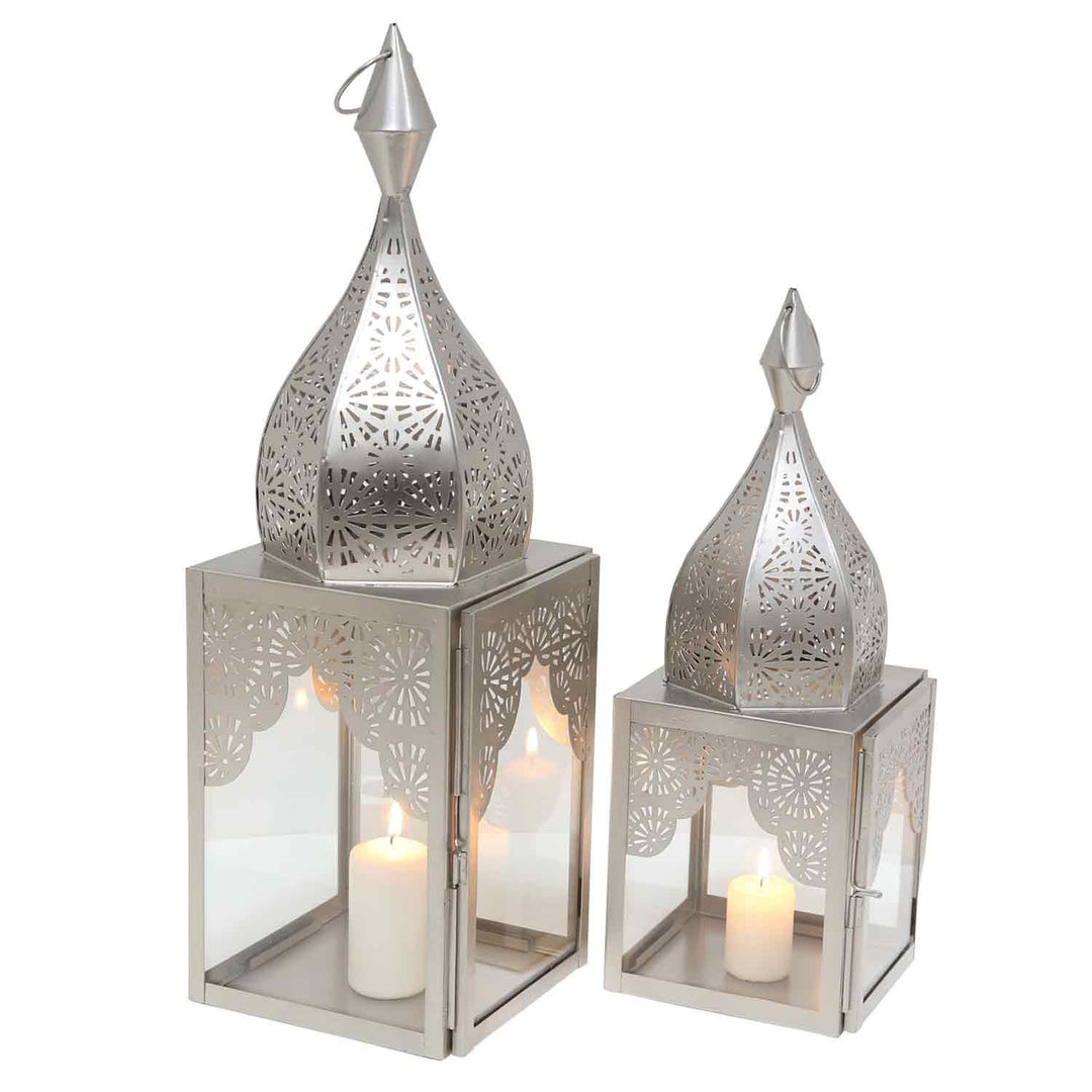 Orientalisk lykta Modena silver L&M