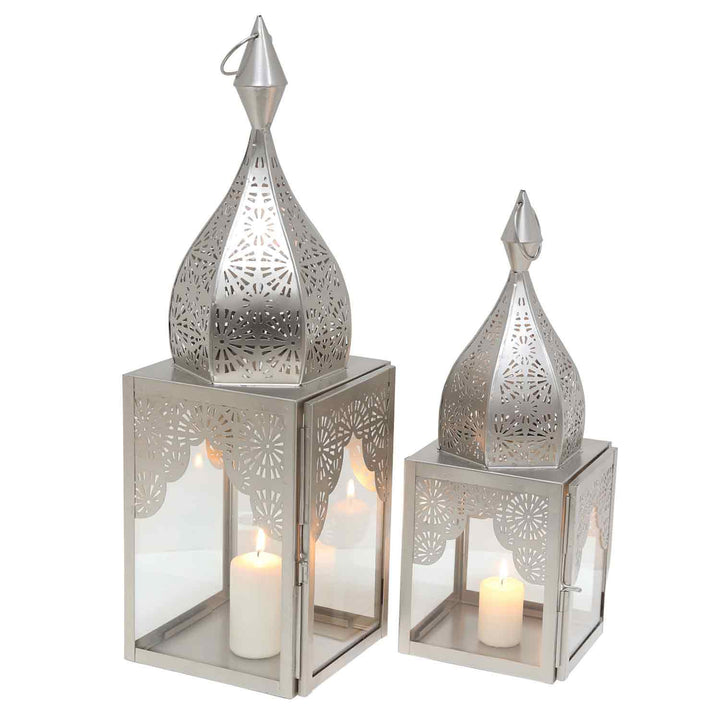 Orientalisk lykta Modena silver L&M