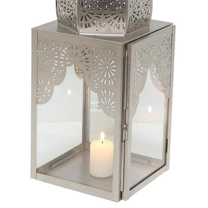 Orientalisk lykta Modena Silver L