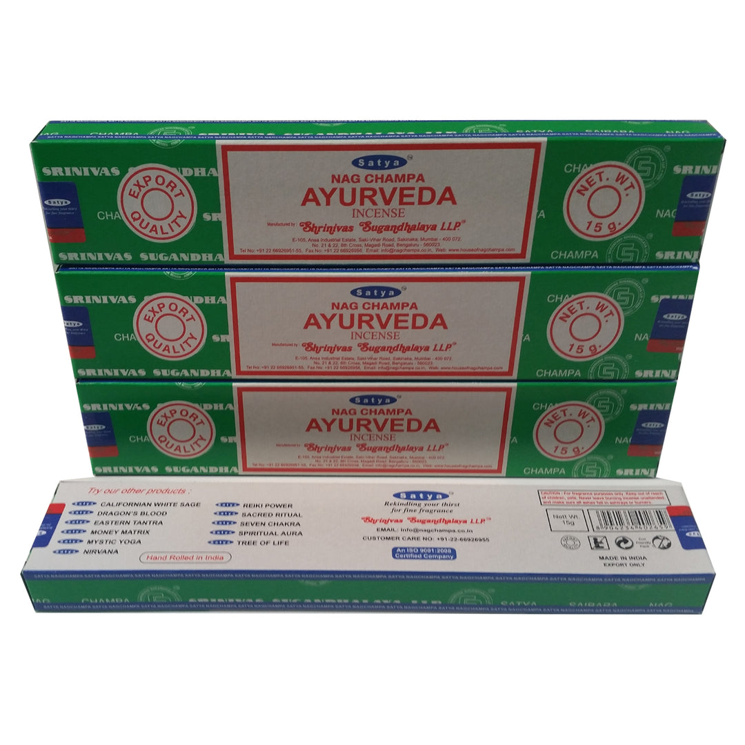 Rökelsepinnar Satya Ayurveda Big Box