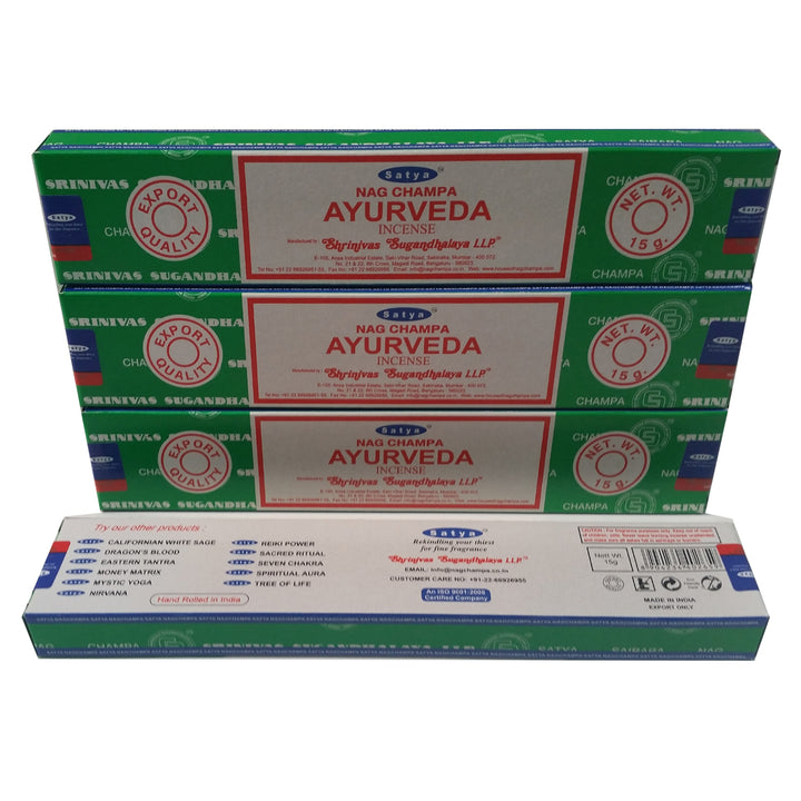 Rökelsepinnar Satya Ayurveda Big Box