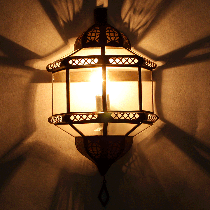 Vägglampa från Marocko Trombi transparent