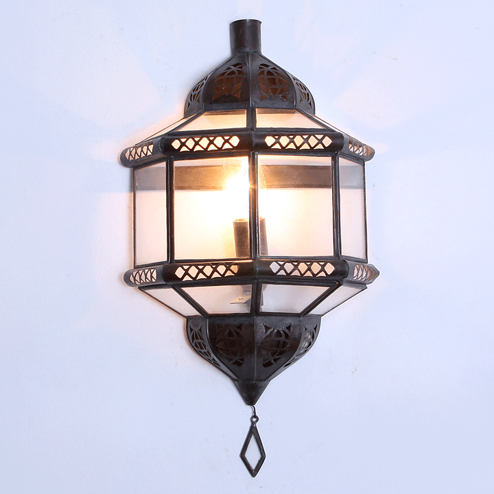 Vägglampa från Marocko Trombi transparent